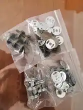 (10 set/lote) 14mm-18mm magnética botones imán bolsas adsorción automática hebilla de Metal botones broches cartera botones