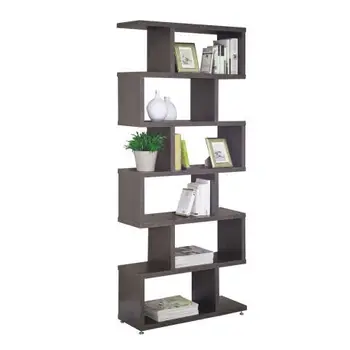 

TOPKIT, Zig Zag Florida 6380 bookcase, bookcase, wooden bookcase, dining shelf, room shelf