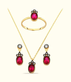 

Red Cubic Zirconia Authentic Team 02-560-TK0069B