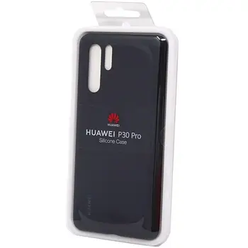 

P30 Pro Case Silicon Case, original accessory, NeroHUAWEI19.07