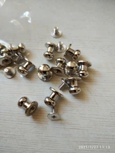 Studs DIY Belt Screw-Rivets Nail-Buckles Spikes-Decor Monk Metal Head Crafts Round Watchband