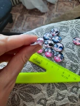 Matryoshka rusa, 10 Uds., mezcla de 12mm/18mm/20mm/25mm, cabujones redondos de cristal para hacer fotos