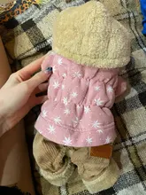 Overalls Fleece Dogs Winter for Star Corduroy Teddy XS M XL