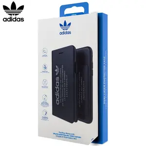 Adidas 2 in 1 black iPhone X / iPhone XS license Flip Cover case
