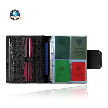 

Organizer for documents A4 Black, folder for family documents, organizer foldersland, organizer on rings Black