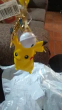 LLavero de Pokemon de Pikachu para coche, modelo de llavero de Pokémon