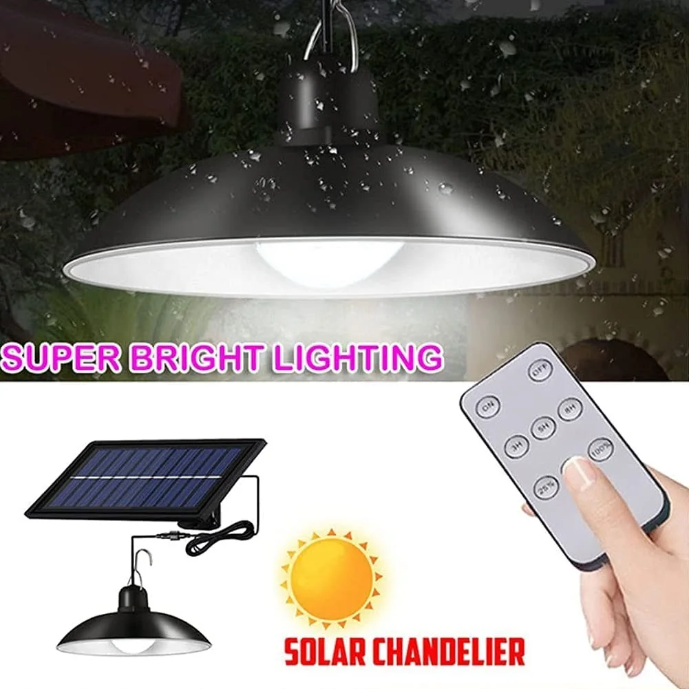 Led Solar Pendant Barn Light Bulb Outdoor Wateroof Sunlight Powerfull Energy  Heat Beacon Lamp Indoor Chicken Coop Shed Lantern - AliExpress