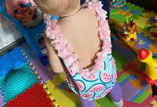Bañador de una pieza con flores para niñas pequeñas, ropa de playa de vacaciones, traje de baño estampado, 1, 2, 3 y 4 años