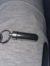 Caja de aluminio impermeable para pastillas, soporte de almacenaje para medicinas, llavero de contenedor, caja de medicina para el cuidado de la salud