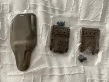 Funda táctica de alta calidad para cinturón Airsoft, adaptador de gota, Clip corto SOG, montaje de cinturón de caza, cartel para colgar, 2 pulgadas