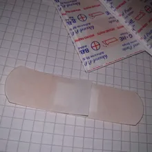 100 unids/pack impermeable Banda-SIDA vendas primero ayuda médica Anti-bacterias herida yeso Multi tamaño Casa de viaje de emergencia Kits