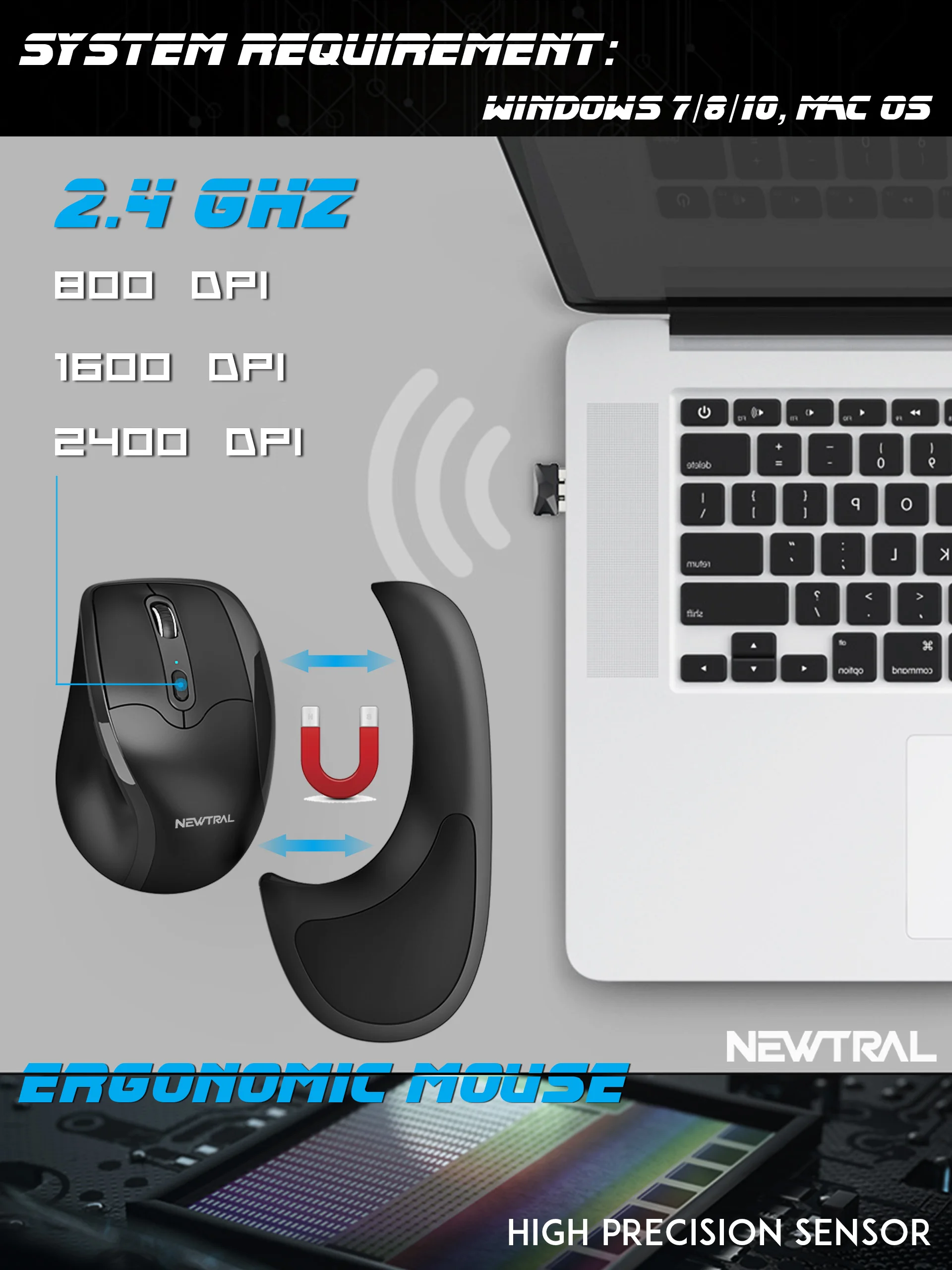 wired computer mouse Wireless Ergonomic Vertical Mouse Right left Hand Office Gaming  Removable Palm Wrist Healthy Mice Mause For PC Compu cool gaming mouse