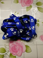 Paw Print Small Dog Harness and Leash Soft Nylon Pet Walking Harness Vest For Chihuahua