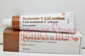 

Dermovate ointment 50 g "Clobetazol propionate" in the treatment of skin diseases such as psoriasis and eczema