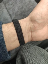 Pulsera de nailon trenzado para xiaomi Mi band 5, pulsera de nailon para xiaomi Mi band 4, 3 y 6