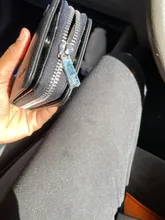 WILLIAMPOLO corto de alta calidad bolsa de la cremallera bolsa de 13 titulares de la tarjeta de conductor es Conjunto de licencia bolsa tarjeta bancaria pl175112