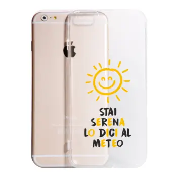 

Cover per TUTTI GLI IPHONE - STAI SERENA Trasparente UltraSottili AntiGraffio Antiurto Case Custodi MADE IN ITALY