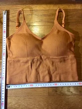 Sujetador deportivo de yoga para mujer, chaleco acolchado, sexy, para correr, gimnasio, sin aros, transpirable, para dormir, a prueba de golpes