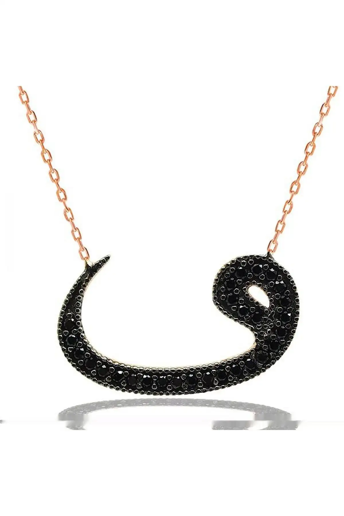 

Silver Roz Plated Vav Lady Necklace