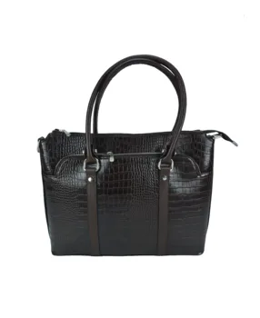 

Crocodile Leather Women Briefcase