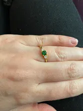 ZHOUYANG-Anillo de boda delgado para mujer, sortija delicada de circonia cúbica, Color dorado claro, propuesta de regalo, joyería R872