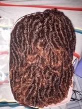 FAVE-peluca rizada de cabello sintético para mujeres y hombres, Pelo Rizado Afro de fiesta, corto, color negro Natural/1b 30, ombré, marrón