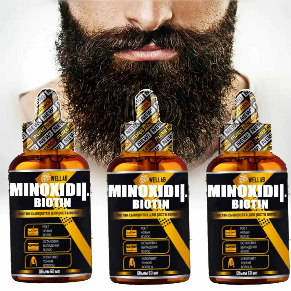 Hair growth tool 5 in 1, beard growth, eyelash growth, for women and men with active active