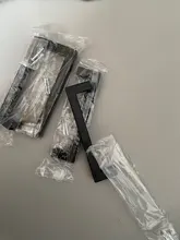 Manijas de armario cuadradas de acero inoxidable, tiradores de cajón de armario, puerta de baño, tirador para muebles de cocina, color negro, 3-15 pulgadas