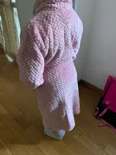 Albornoz de 4 a 18 años para niños, ropa de dormir, bata de baño cálida y suave, pijamas para niñas, adolescentes, de franela, otoño e invierno, 2020