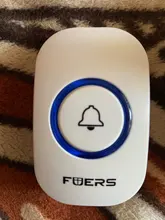 Timbre de puerta inalámbrico FUERS M557, 433Mhz, para hogar, bienvenida, 150M de largo, 32 canciones