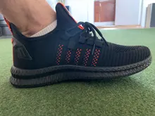 Zapatillas de deporte de malla para hombre, zapatos masculinos informales, deportivos, calzado vulcanizado, ligeras, con cordones, para correr, para andar, a la moda