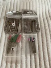 5/6/7 diamante uñas taladro mm broca para fresa conjunto cortadores de manicura del Piedra pedicura eléctrica Mill manicura máquina