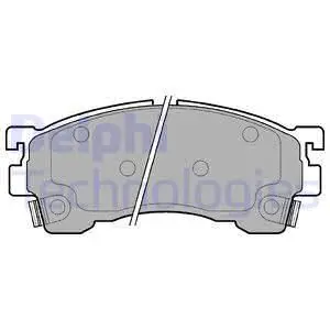 Колодки дисковые п.\ Mazda 626 1.8-2.5/2.0D/Xedos6 1.6 16V/2.0 9