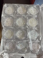 12 unids/set uñas polvo escamas iridiscentes lentejuelas oro plata Super brillante lentejuelas uñas artísticas manicura Decoración