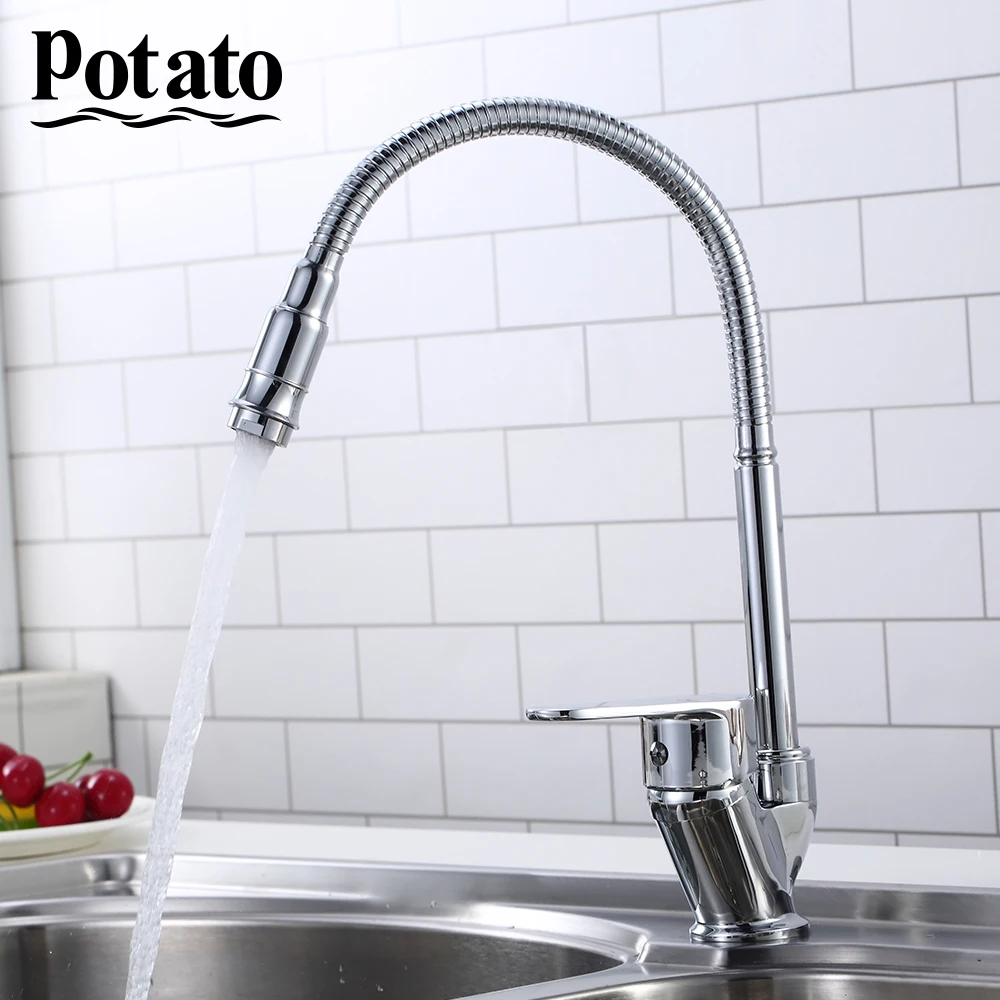 

Potato Mixer Tap cold and hot water Kitchen Faucet Kitchen Sink Tap shower Washing machine 360 Degree Rotation P5831