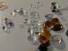 DIY espejo joyería cristal molde de resina epoxy amor geometría Luna variedad piedra preciosa colgante molde