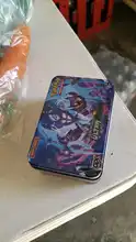 42 unids/set caja de hierro Pokemon TAKARA TOMY batalla juguetes aficiones Hobby coleccionables muñecos de colección de juegos de cartas de Anime para los niños