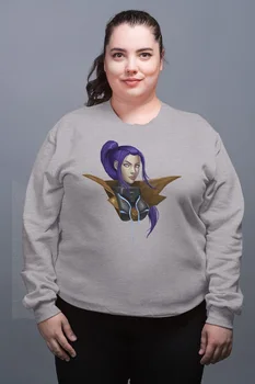 

Angemiel Wear lol Caitlyn Gray Female Sweatshirt