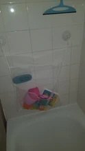 Baby Shower juguetes de baño blanco bebé niños juguete almacenamiento malla con fuertes ventosas bolsa de juguete red organizador de baño