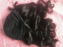 FEELME-pelucas de cabello humano con flequillo para mujeres negras, cabello Natural brasileño ondulado, con flequillo, Remy, pelucas con flequillo