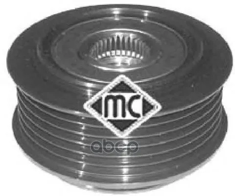 Шкив Генератора Vol S60/V70/Xc70 160a/Vw T4 2.4d/2.5d/Tdi 99-04 04998 METALCAUCHO арт. 04998