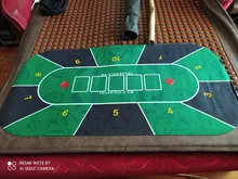 Tablecloth Poker-Accessory Board-Game Rubber Texas-Holdem Casino with Flower-Pattern