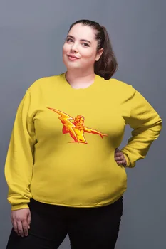 

Angemiel Wear Lightning Bolt Zeus Yellow Women Sweatshirts
