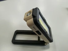 LED Flashlight Bottom-Magnet-Design Adjustable Usb Rechargeable Multifunctional COB 180-Degree