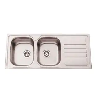 

Sink with drainer with/without orifice faucet de12050
