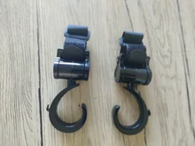 Colgador de bolsas de bebé, ganchos de cochecito para bebé que gira 360 grados, accesorios de asiento de coche de bebé, organizador de cochecito, 2 uds.