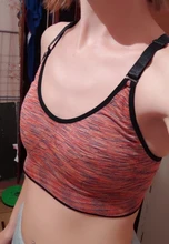 Padded Yoga-Bra Wirefree Fitness-Top Sport-Brassiere Seamless Push-Up Adjustable Quick-Dry