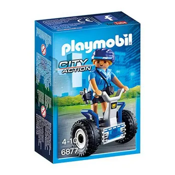 

Action figure City Action Police Balance Racer Playmobil 6877 Blue