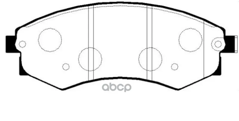 Колодки Тормозные Дисковые Передние Hyundai Elantra/Sonata 1.6i-2.5i 16v/24v 98-01 Ckkh-7 Ctr арт. CKKH-7