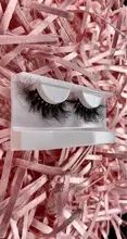 BossGirl-pestañas de visón esponjoso, 25mm, pestañas tupidas de visón, pestañas a granel, visón superancho, reutilizable, hermoso maquillaje